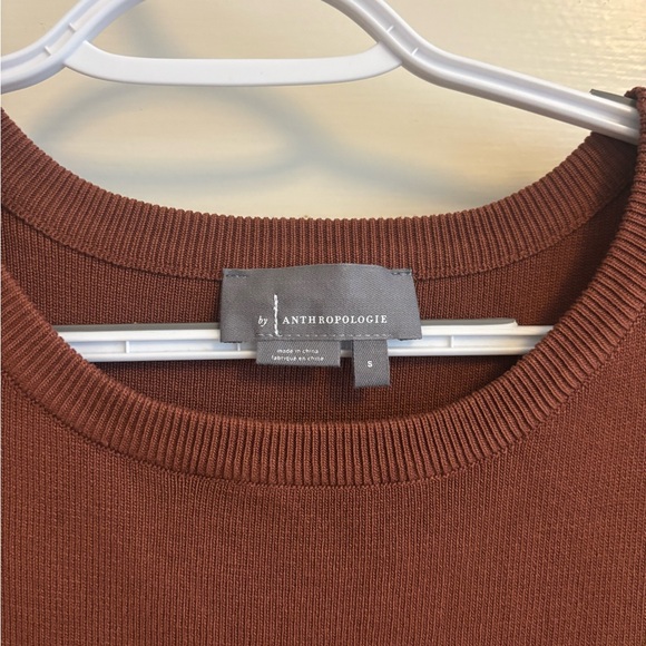 Anthropologie Brown Floral Blouse - Picture 2 of 3